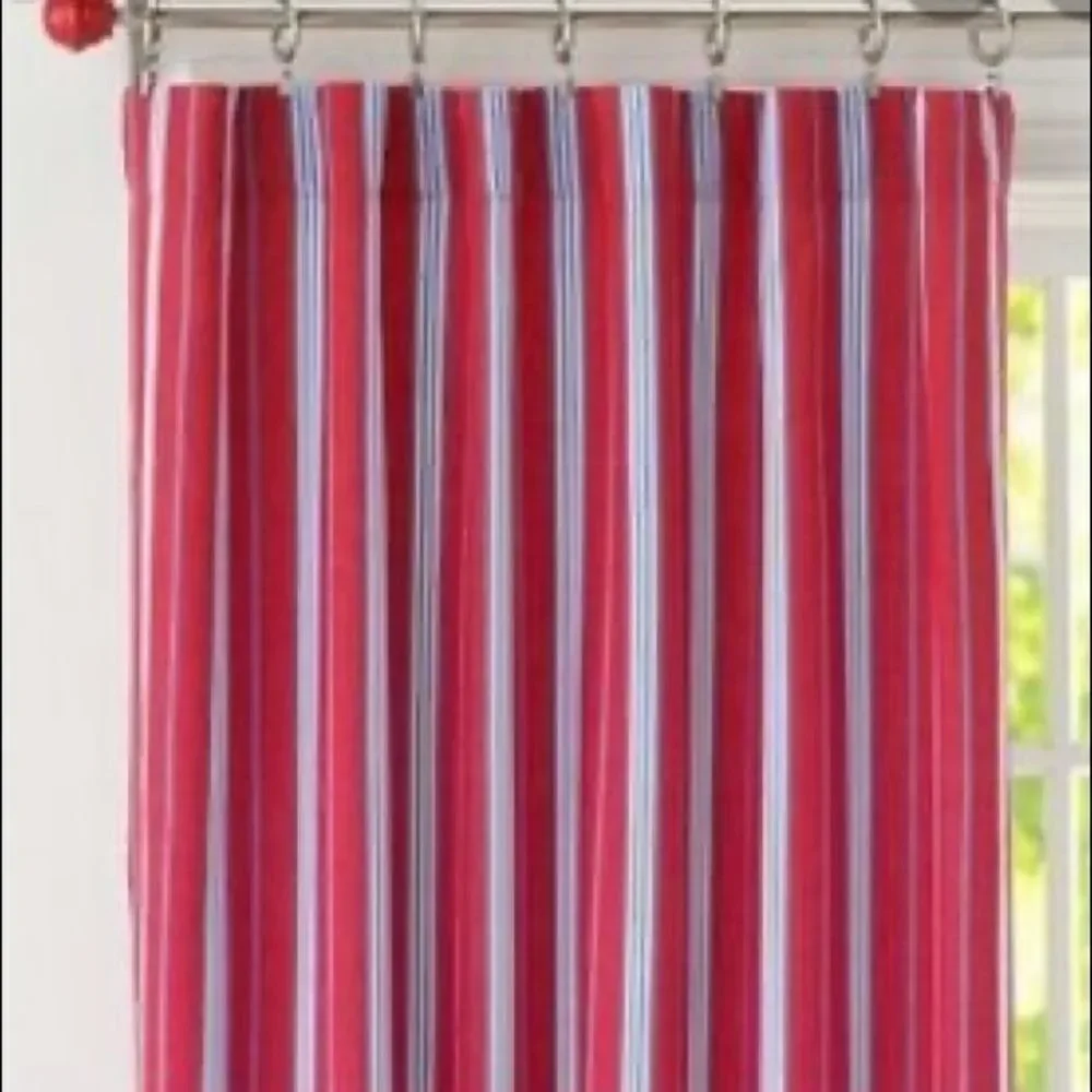 Pottery Barn Kids Classic Stripe Curtain Panel | 63x44
